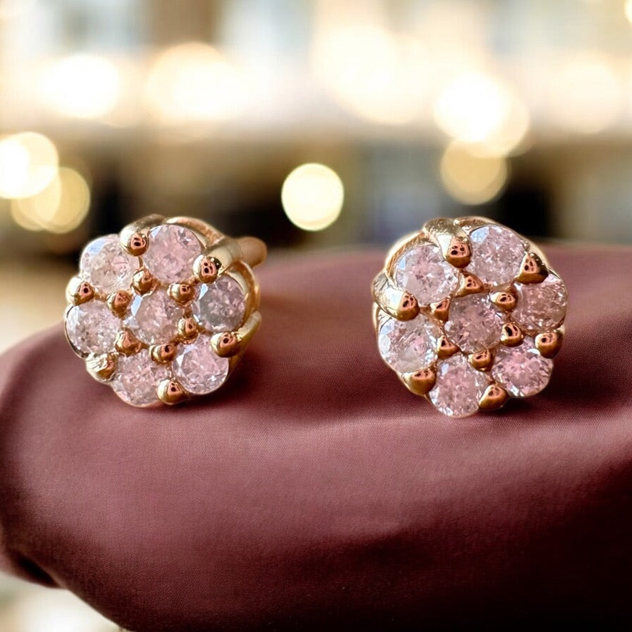 Diamond Stud Earrings .50 carats