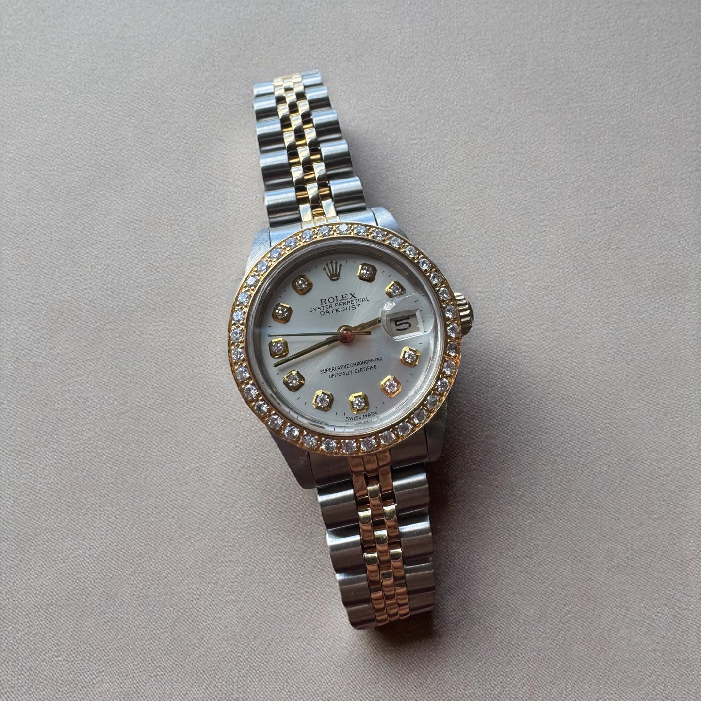 Ladie's Rolex Datejust - 18K and Stainless Steel