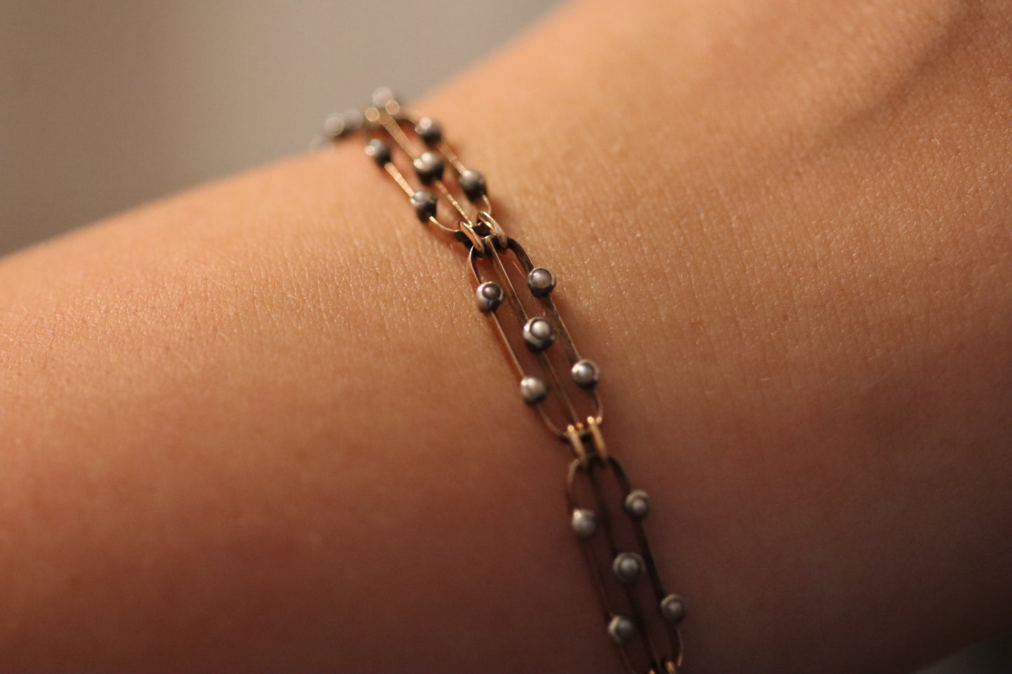 Pearl Link Bracelet - Victorian Era