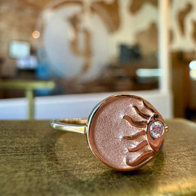 14k Yellow Gold Sunshine Ring