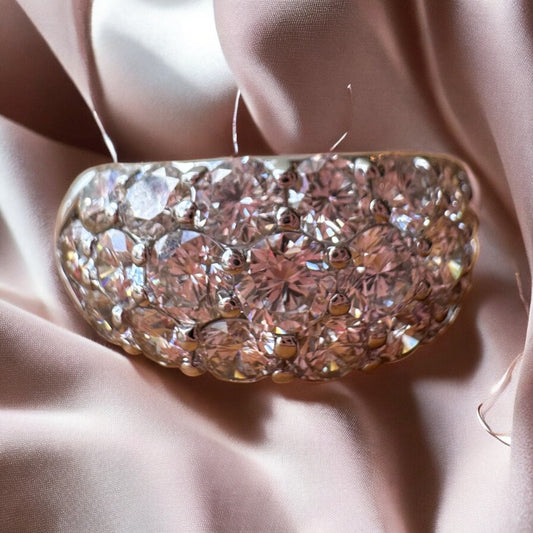 Wide 3.03ctw Diamond Band - Platinum