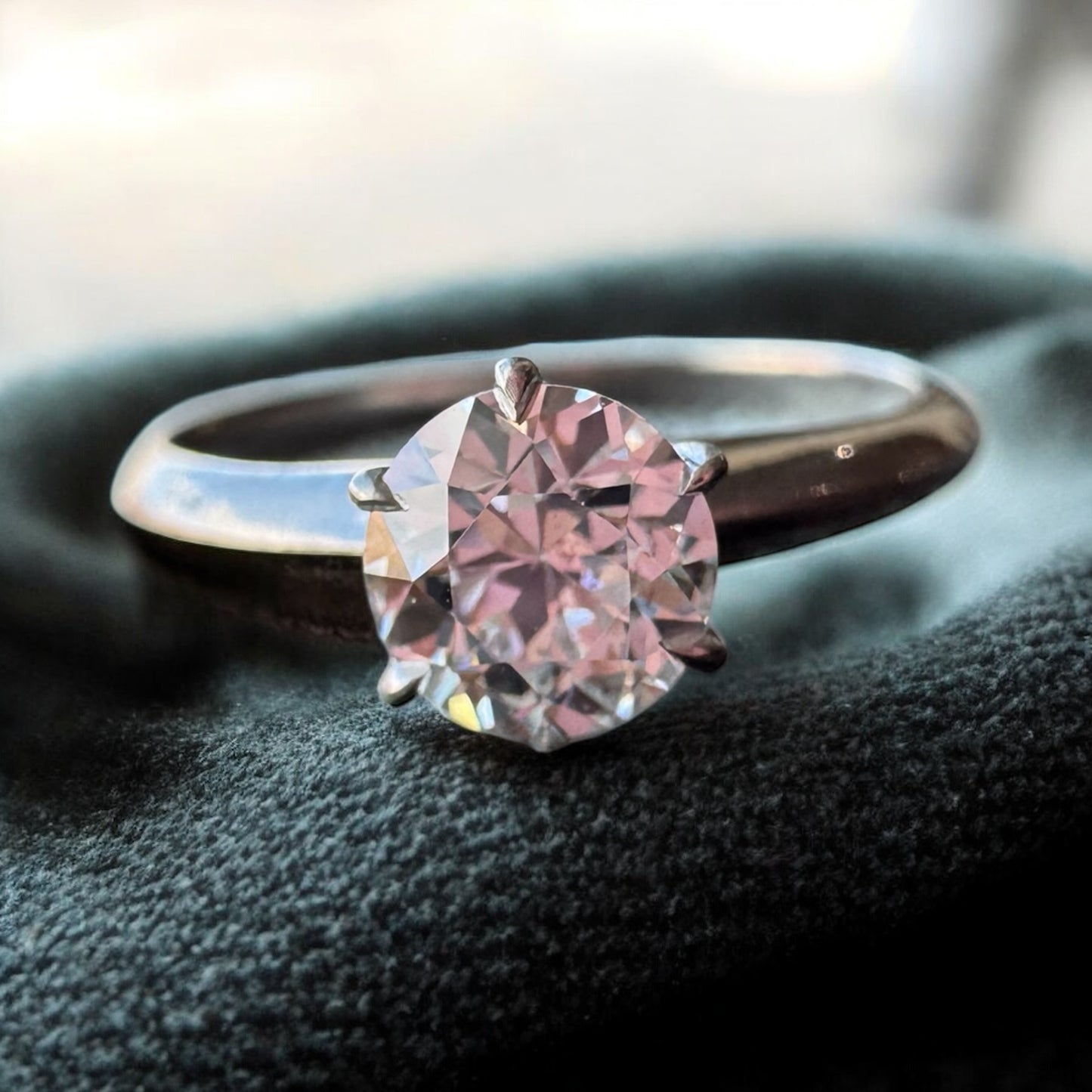 Platinum Designer Engagement Ring