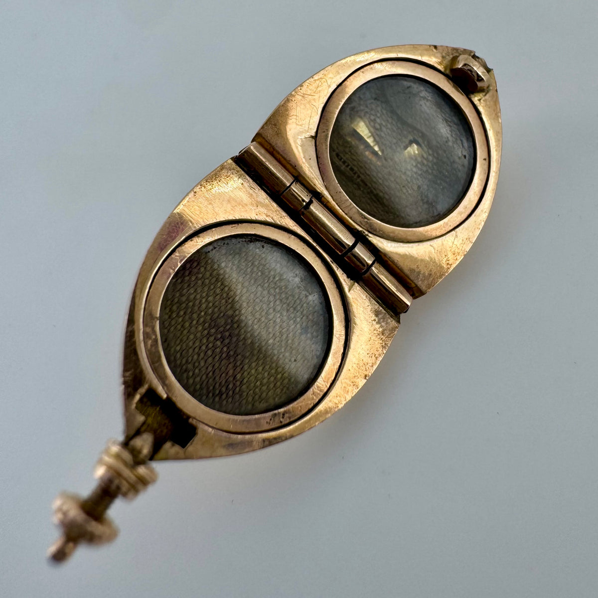 14K Gold Horseshoe Locket - Victorian Era