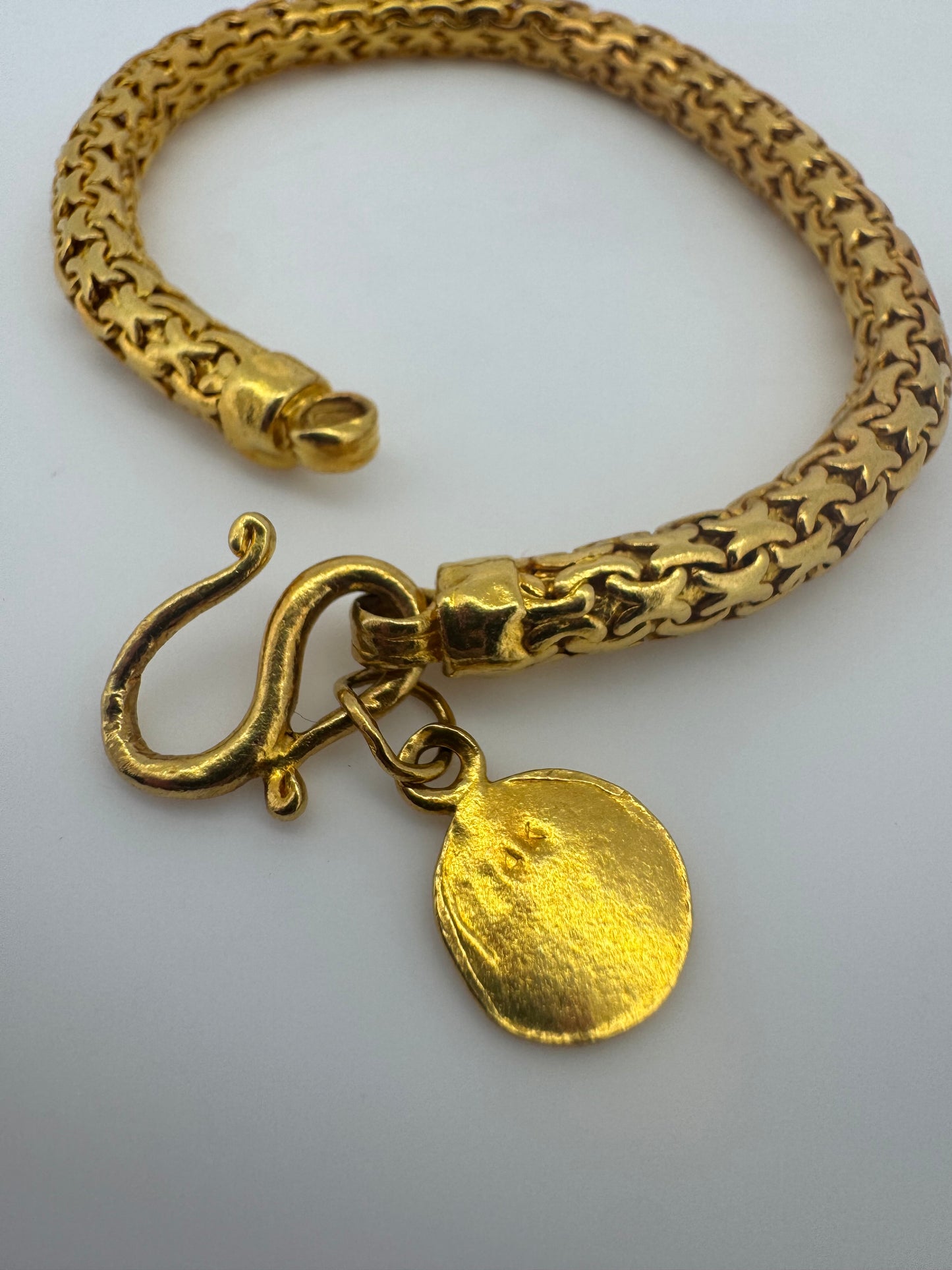 Thai Baht Bracelet - 23.42K Yellow Gold