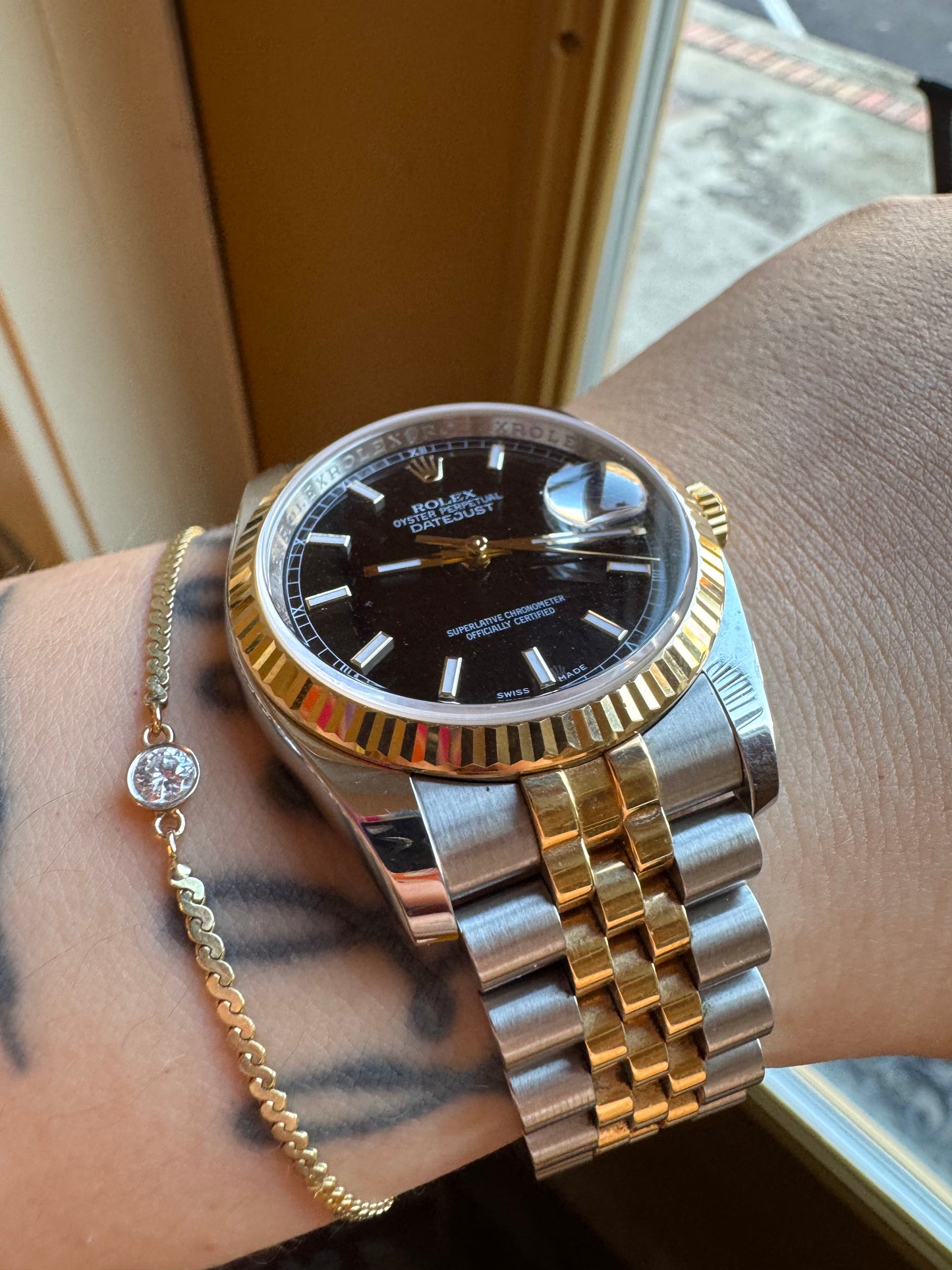 Datejust Rolex - 18K and Stainless Steel