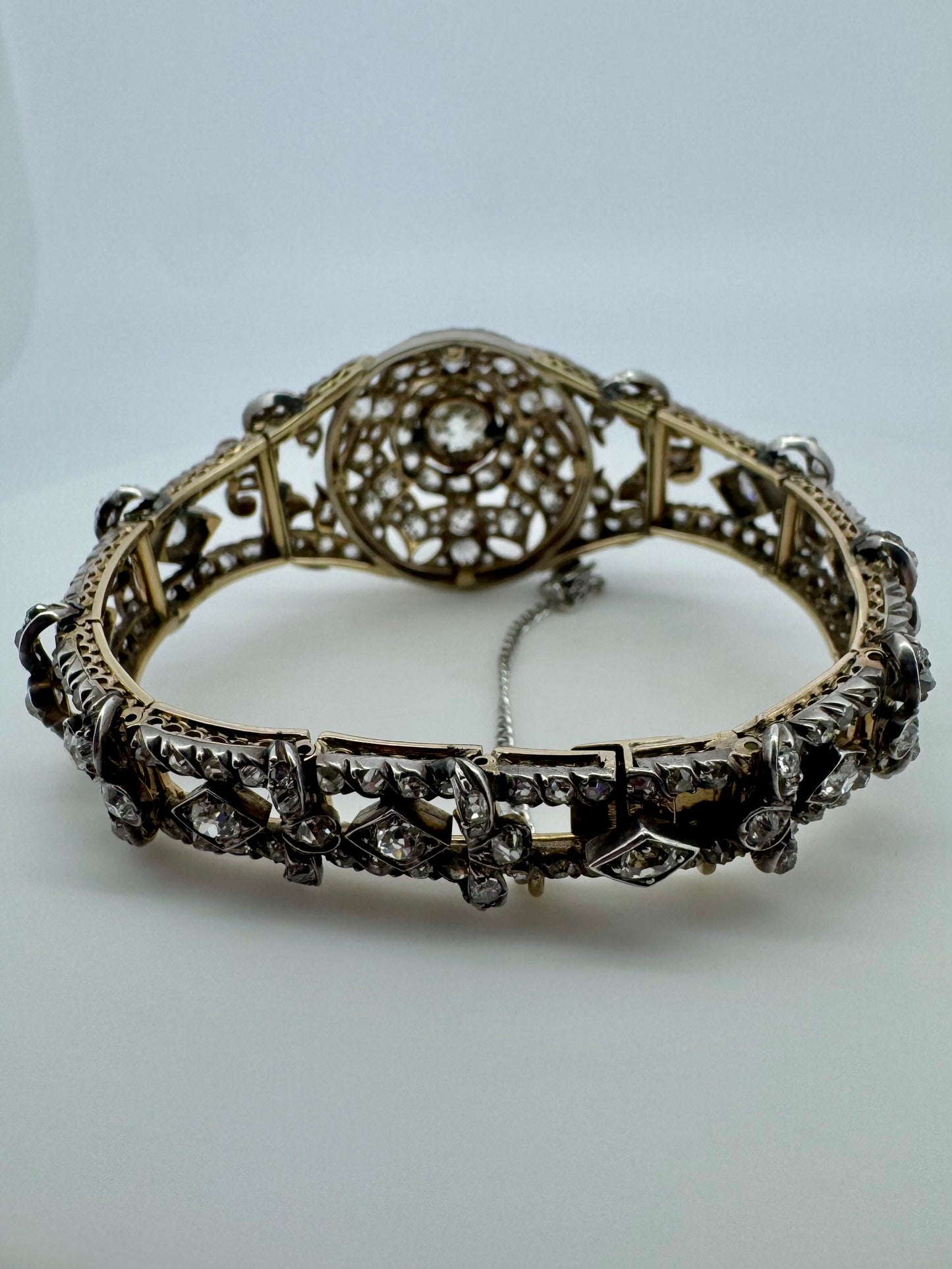 Old Mine Cut Diamond Bracelet - Victorian Era