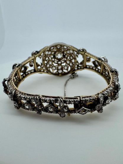 Old Mine Cut Diamond Bracelet - Victorian Era