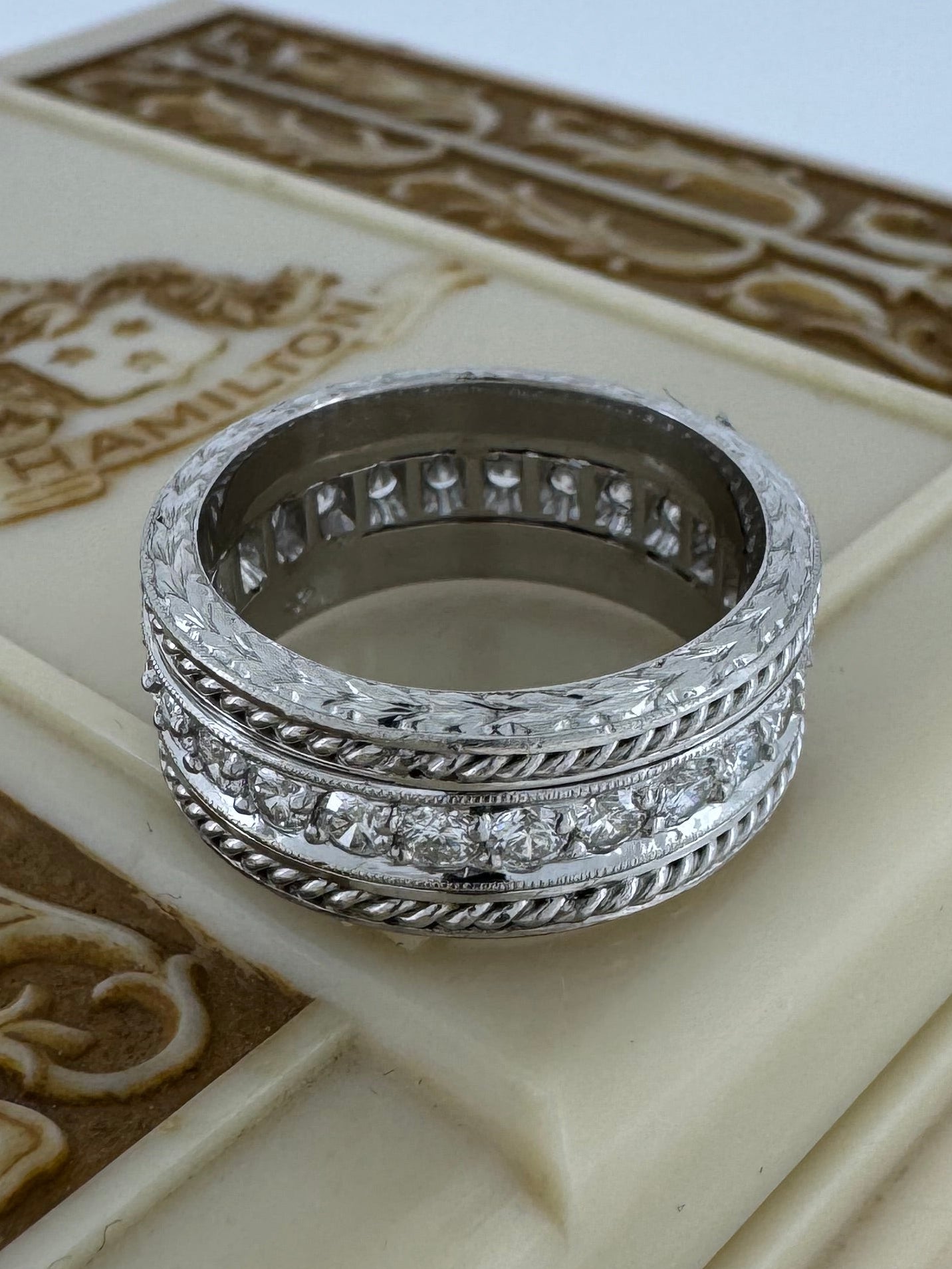 Diamond Rope Eternity Band - Platinum
