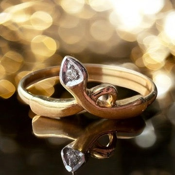Pearl and 18k Gold Estate Ring