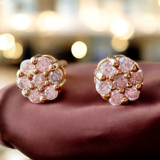 Diamond Stud Earrings .50 carats