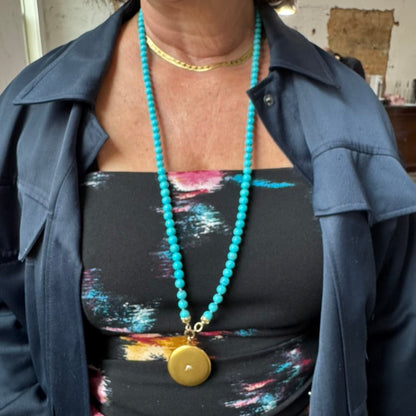 Turquoise Bead Necklace