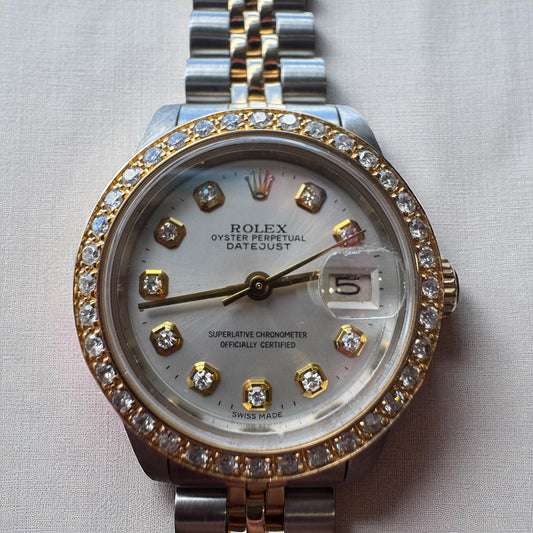 Ladie's Rolex Datejust - 18K and Stainless Steel
