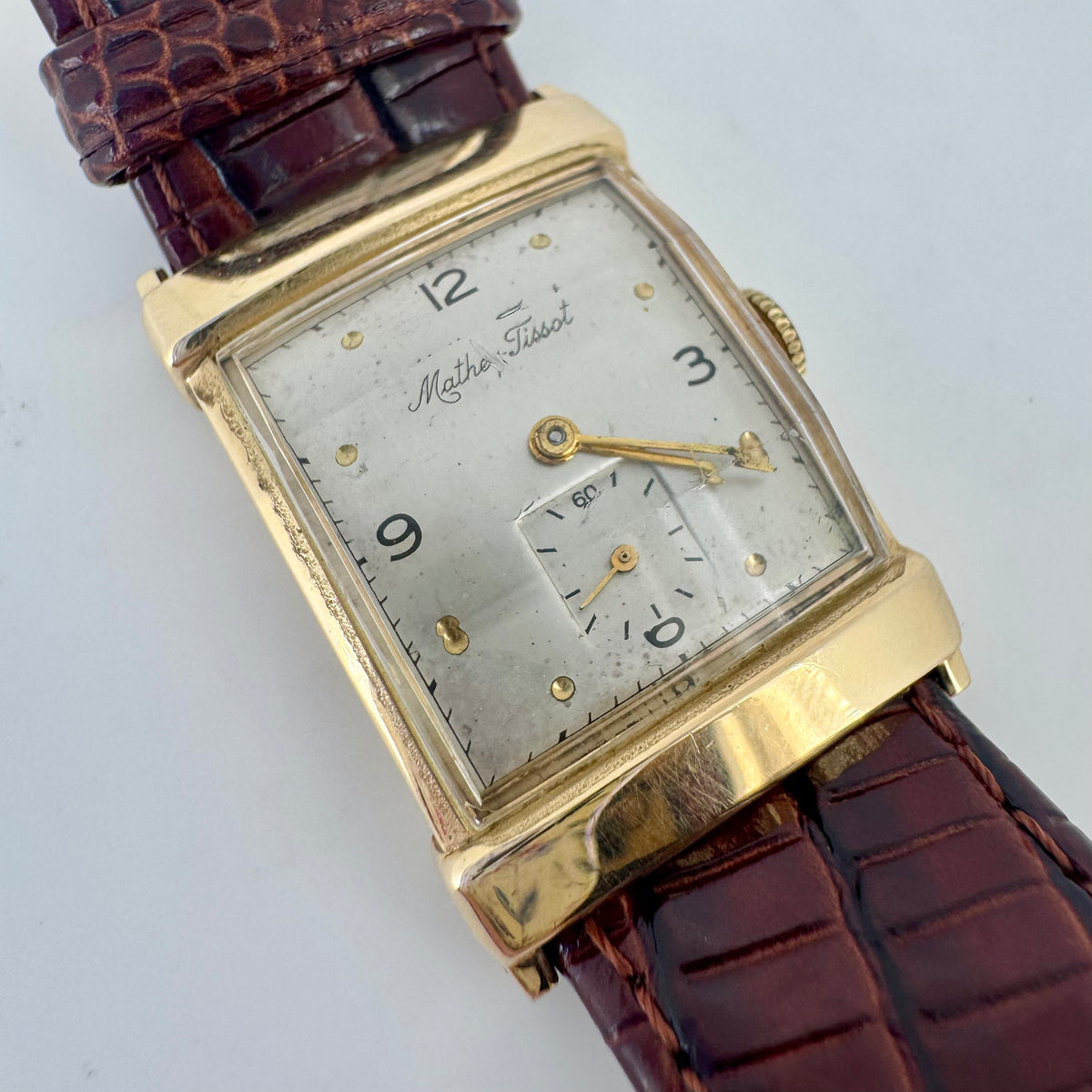 1950 Mathey Tissot Watch - 14K Yellow Gold
