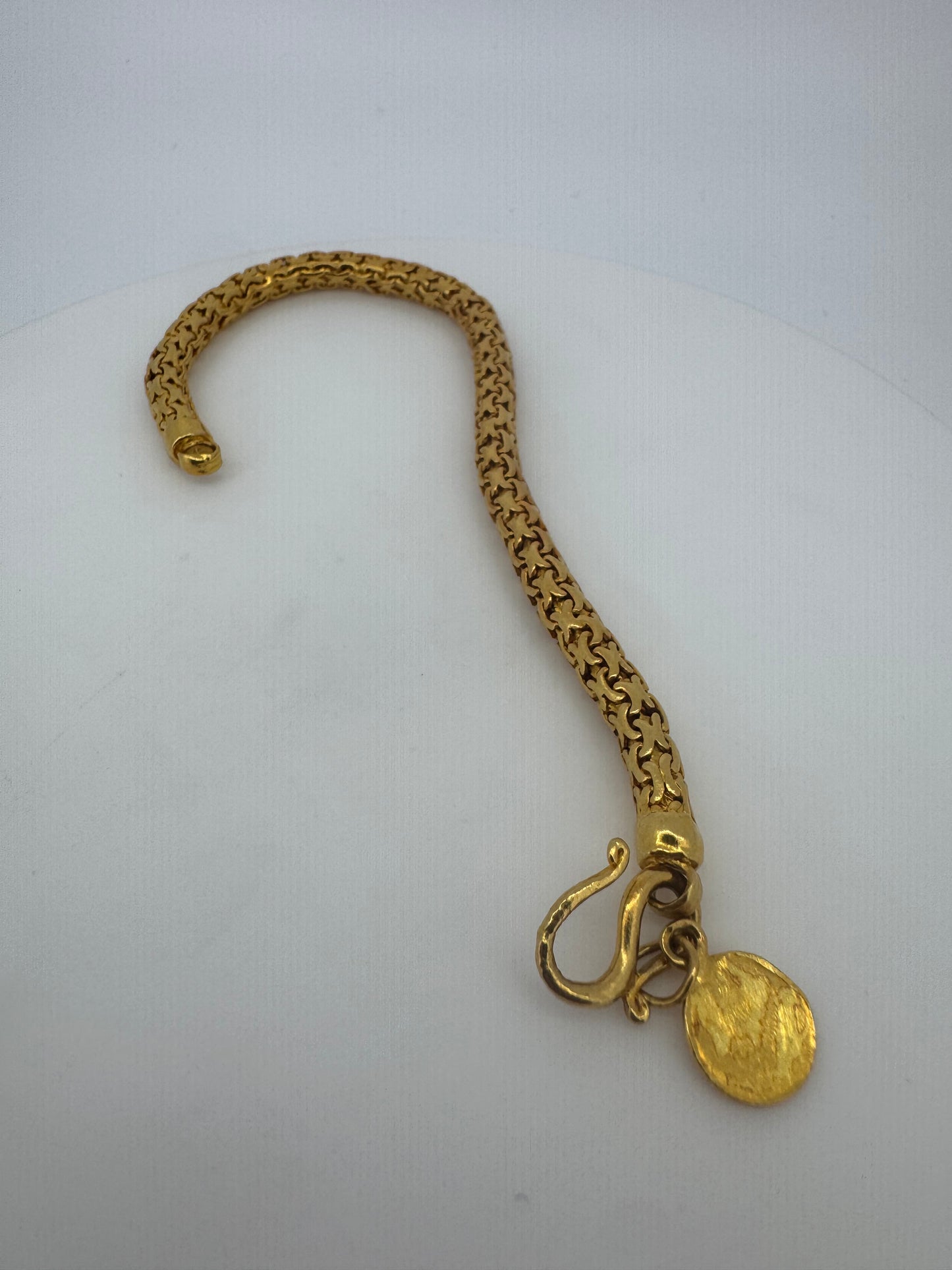 Thai Baht Bracelet - 23.42K Yellow Gold