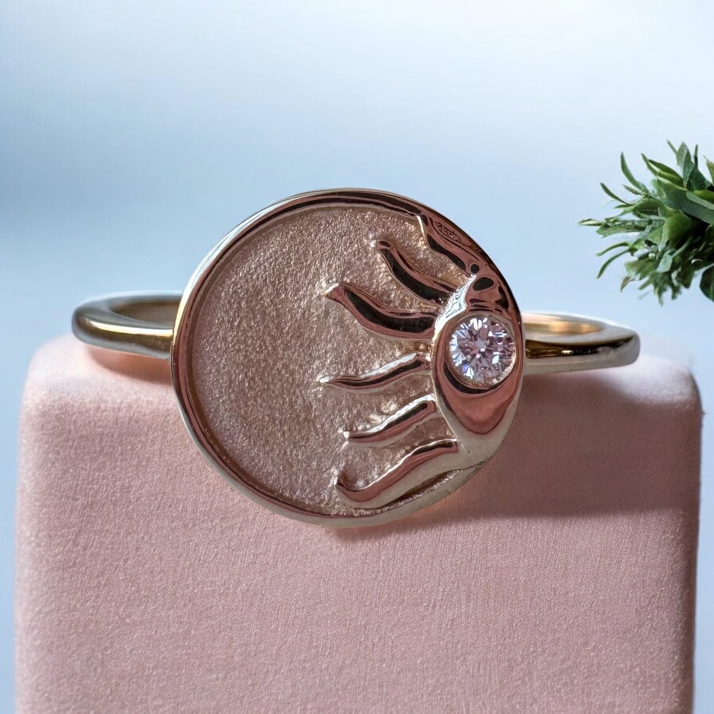 14k Yellow Gold Sunshine Ring