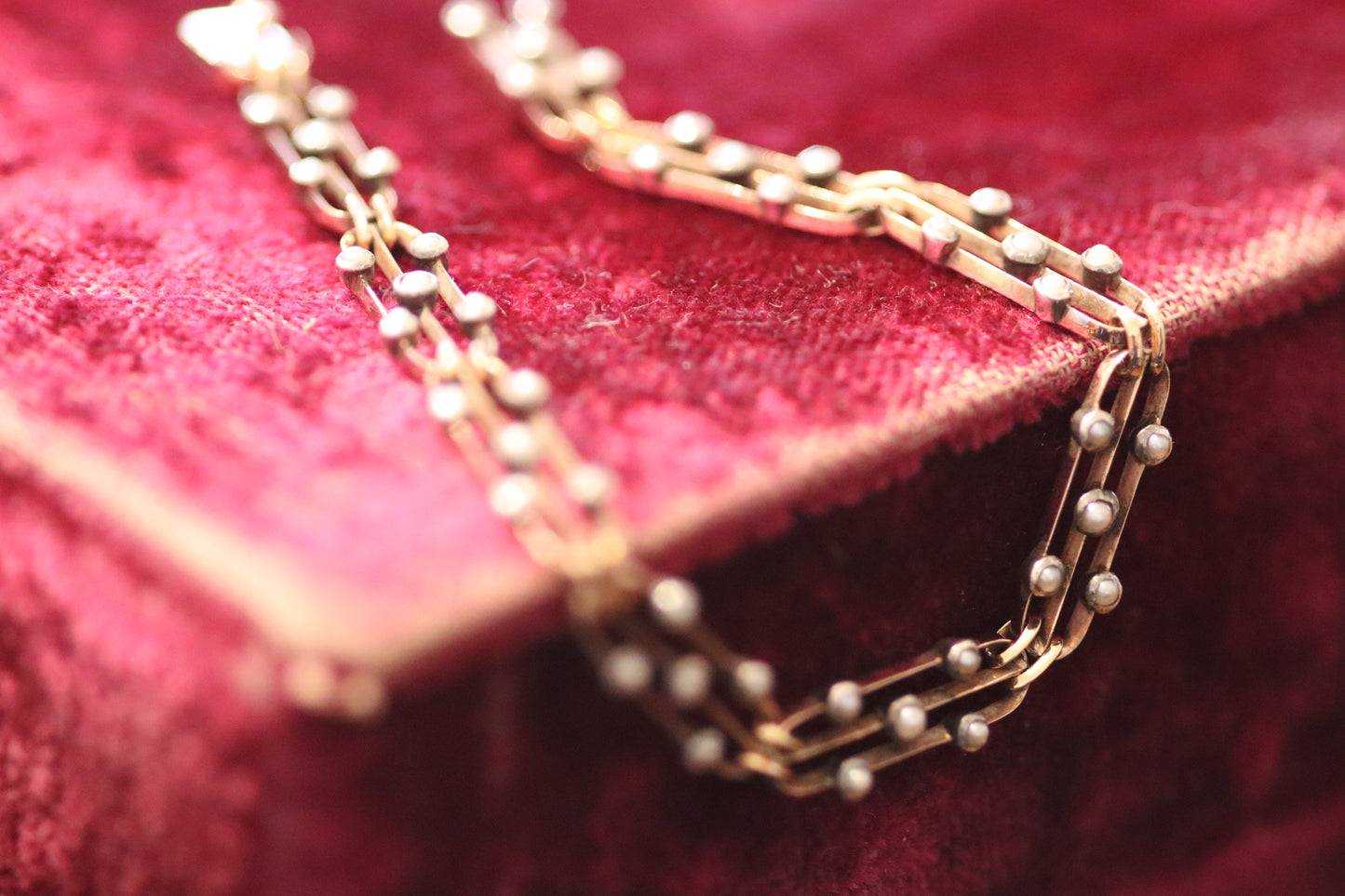 Pearl Link Bracelet - Victorian Era