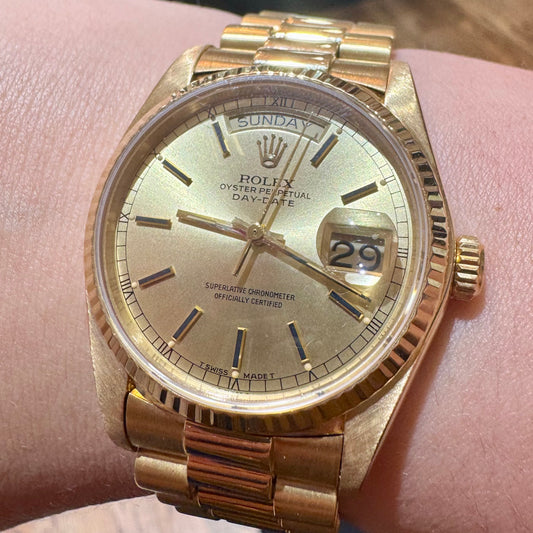 Rolex Day-Date - 18K Yellow Gold