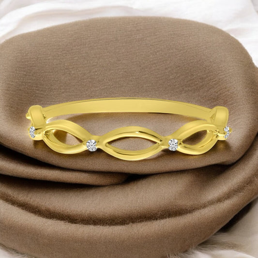 Spaced Diamond Stackable Band - 14K Yellow Gold