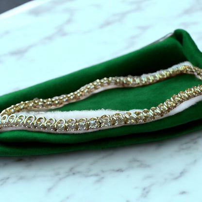 2ctw Diamond Tennis Bracelet - 14K Yellow Gold