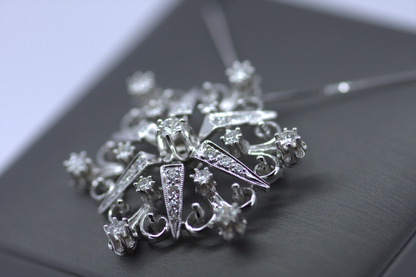 Diamond Star Brooch - Art Deco